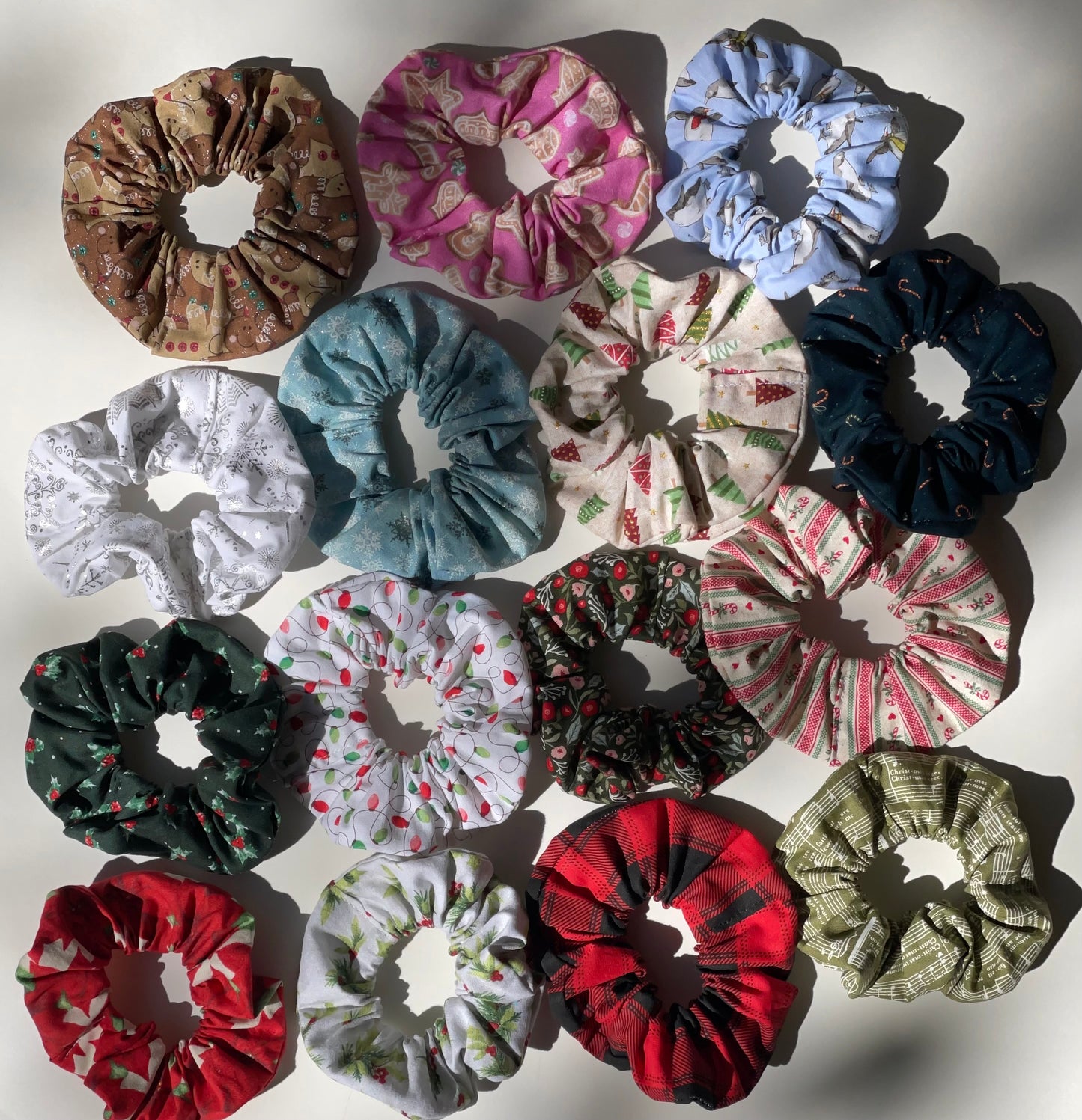Christmas/Winter Scrunchies