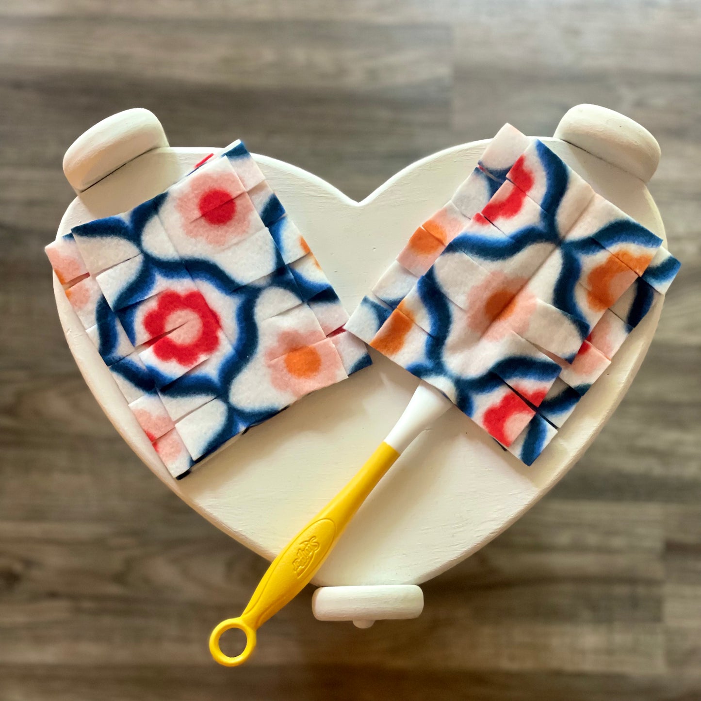 Reusable Duster - Blue and Pink Floral