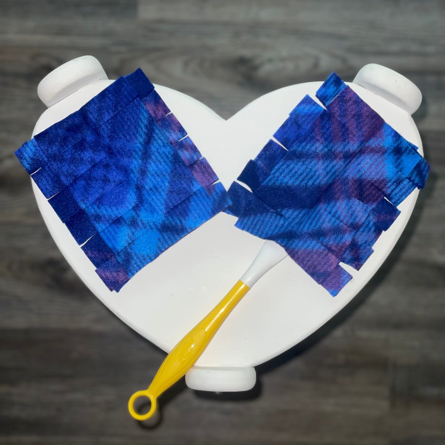Reusable Duster - Blue/Purple Print
