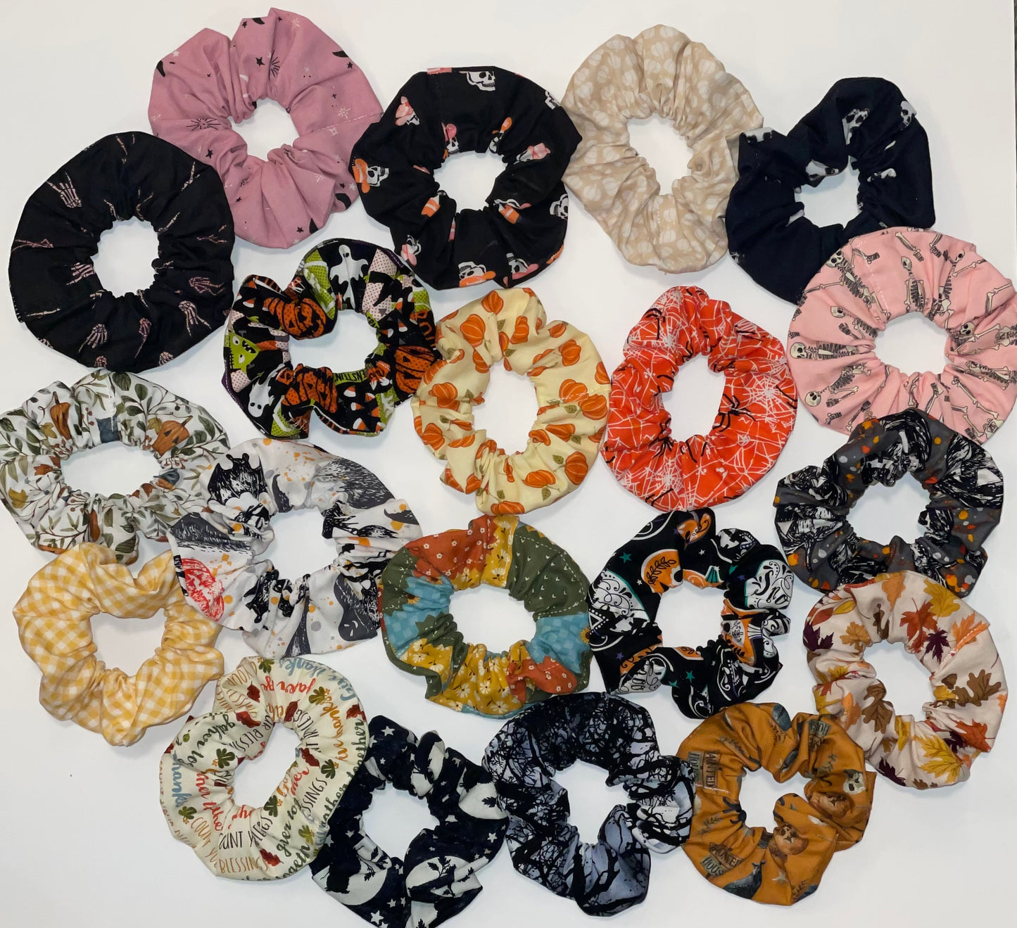 Fall/Halloween Scrunchies