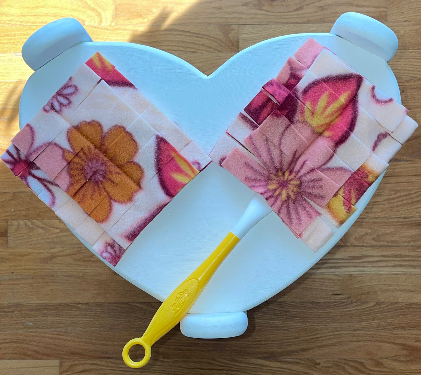 Reusable Duster - Pink/Orange Floral