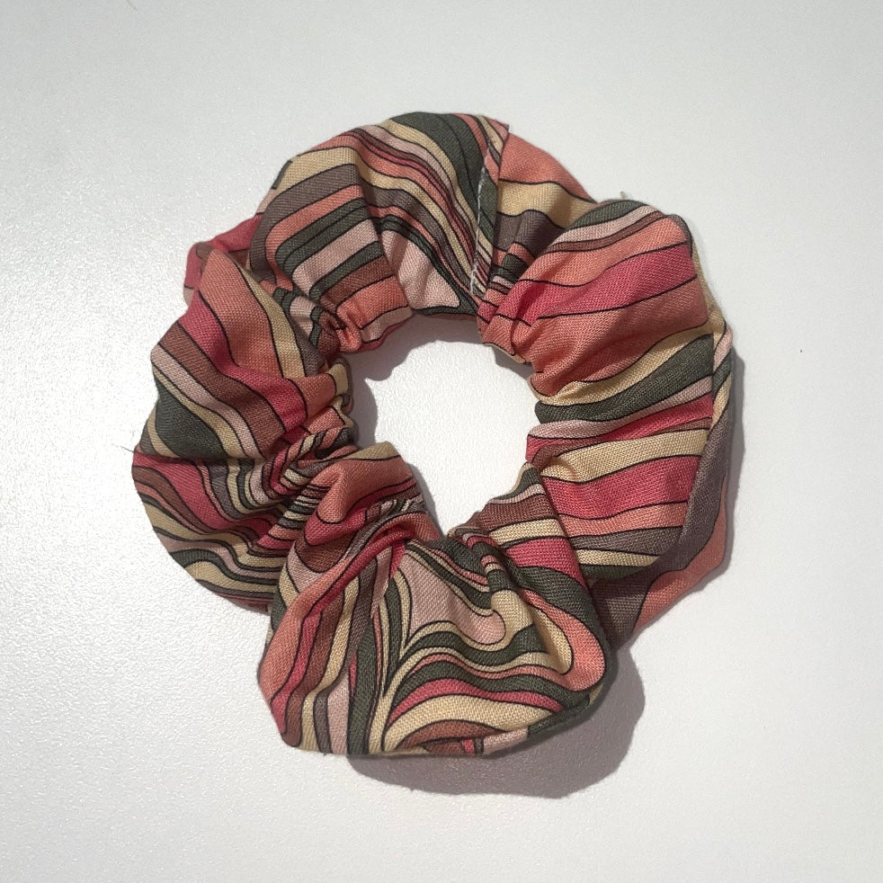 Muted Paint Spill Scrunchie