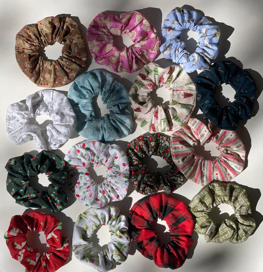 Christmas/Winter Scrunchies