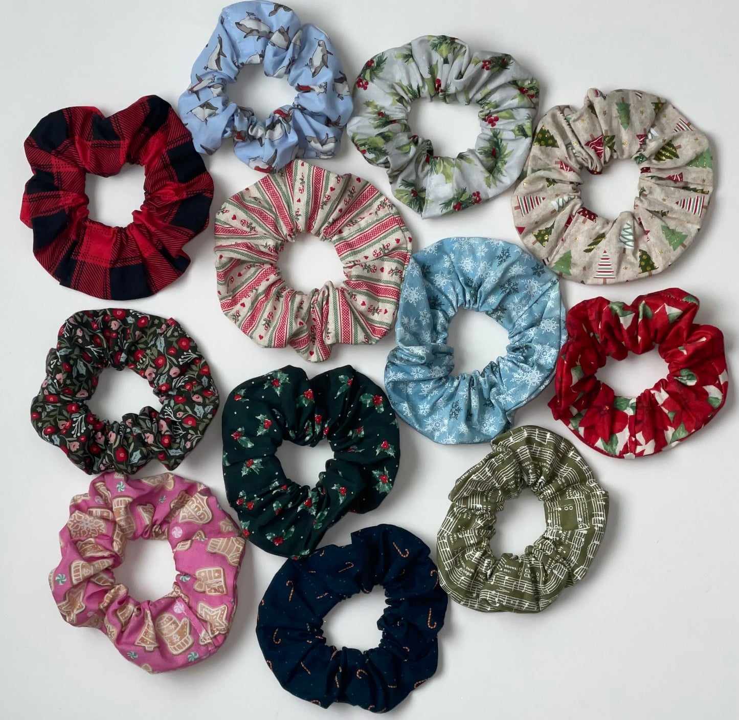 Christmas/Winter Scrunchies