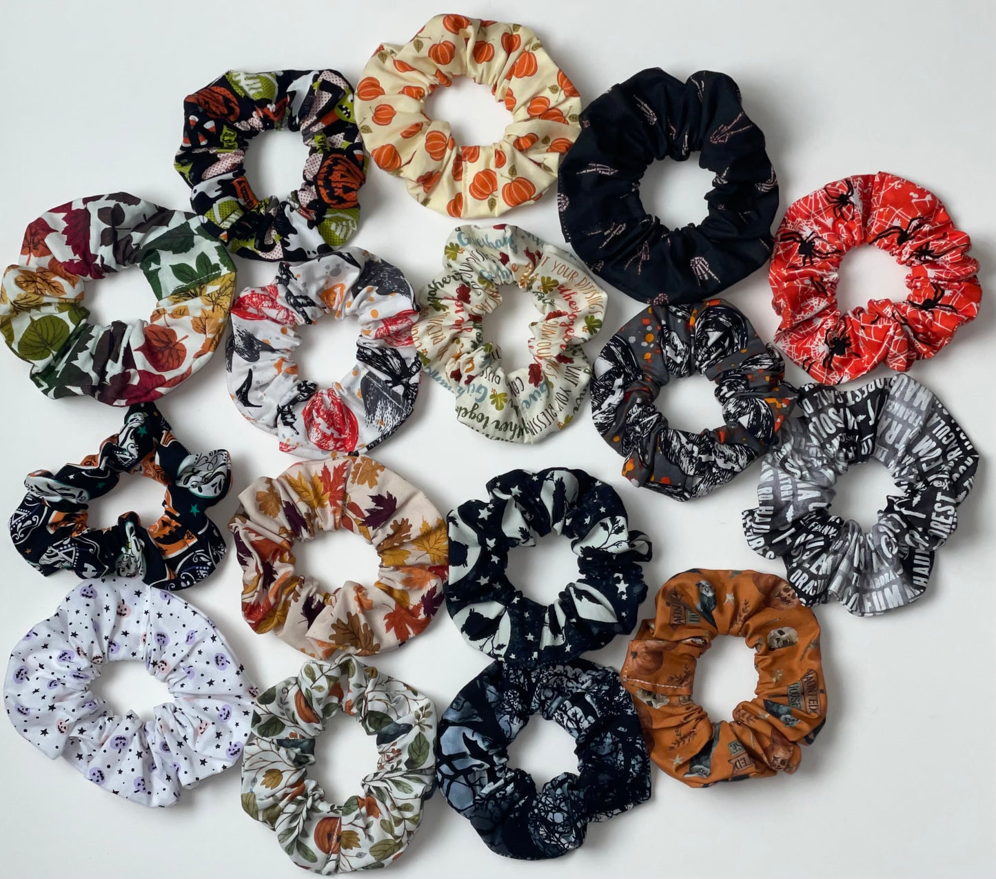 Fall/Halloween Scrunchies