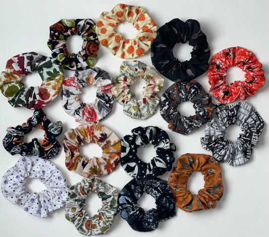 Fall/Halloween Scrunchies
