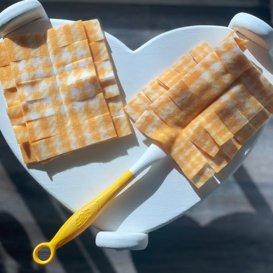 Reusable Duster - Yellow Plaid