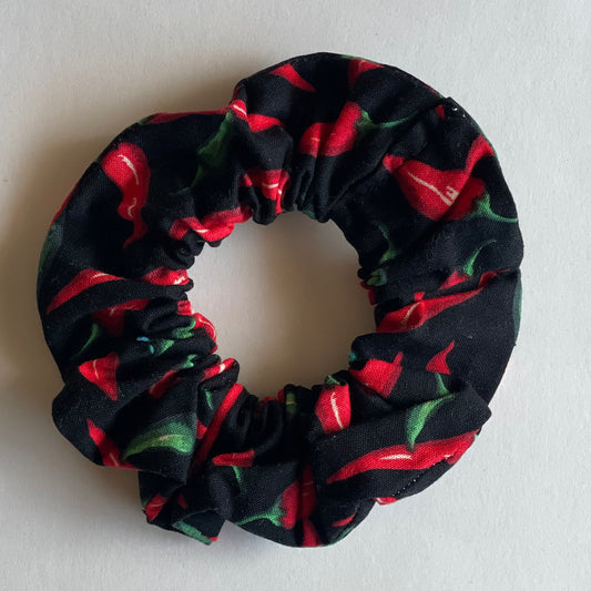 Chili Peppers Scrunchie