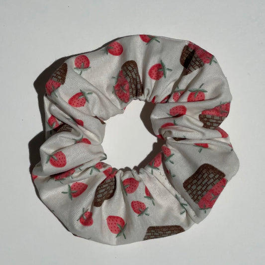 Basket of Strawberries Scrunchie