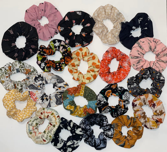 Fall/Halloween Scrunchies